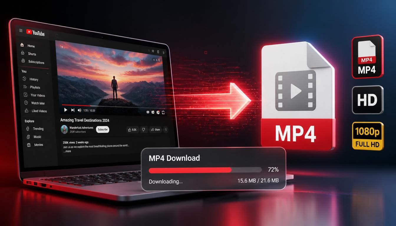 YouTube to MP4 — Download YouTube Videos in MP4 HD Quality Free Online (2026)
